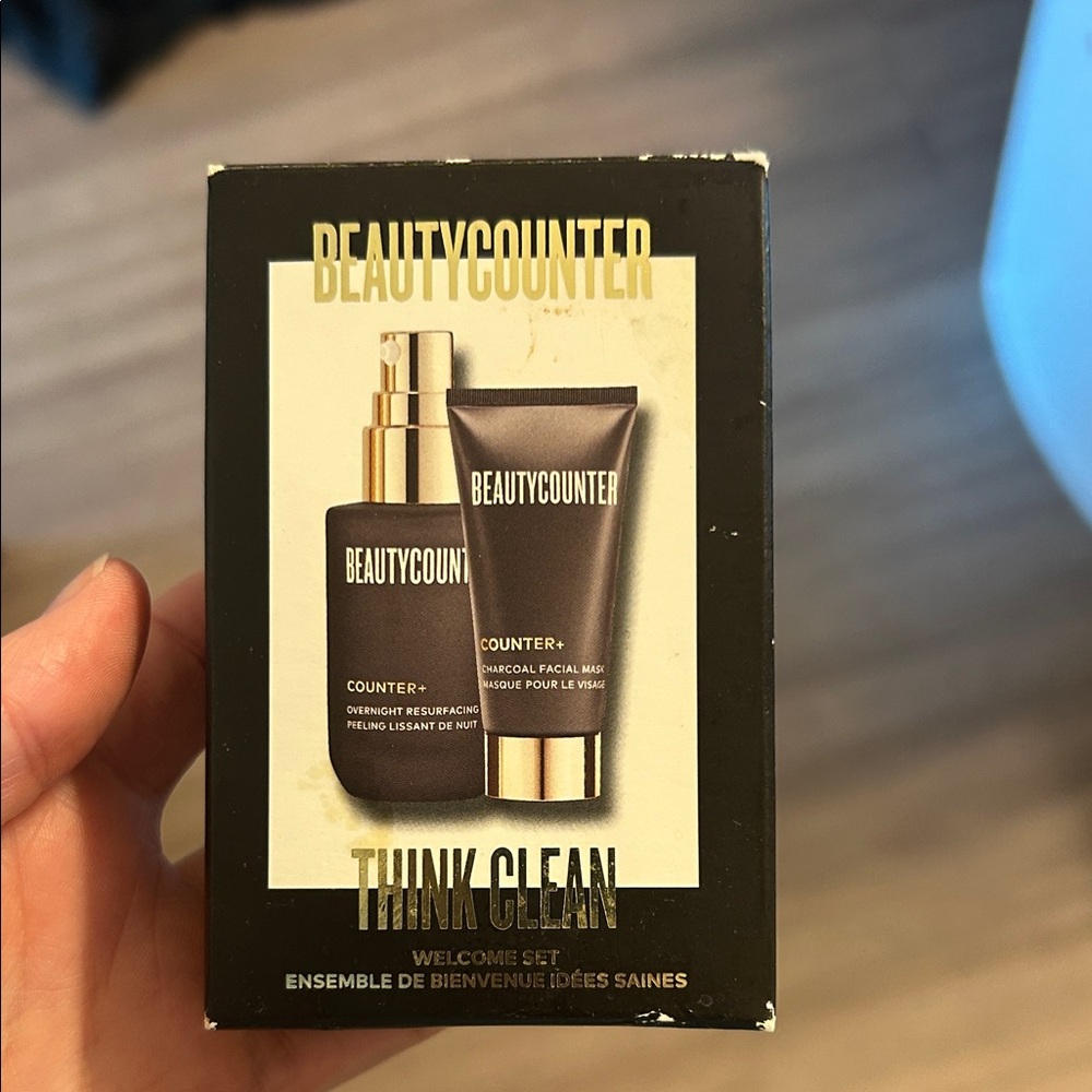 Unopened Beautycounter Overnight Resurfacing Serum & Mini Charcoal Mask NEW